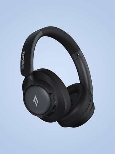 1 MORE Sono Flow SE HQ31 Wireless Bluetooth Headphones – Premium Over-Ear Design with Advanced Noise Cancellation, 90 Hours of Uninterrupted Playtime, and Hi-Res Audio Clarity for Gaming, Travel, and Work – Ergonomic Comfort in Sleek Black Finish with Superior LDAC Support
