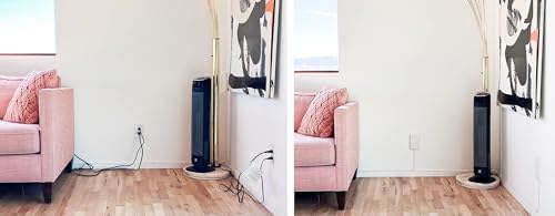 Revolutionize Your Space with the Sleek Socket Ultra-Thin Outlet Concealer & Cord Management Kit – Stylish Flat Extension Cord Power Strip for Clutter-Free Homes, Perfect for Enhancing Aesthetics and Functionality in Any Room