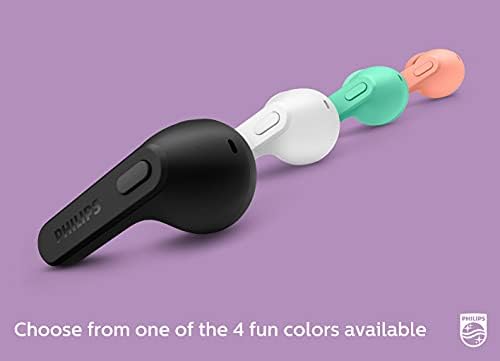 Philips T2206 True Wireless Earbuds – Compact Charging Case, IPX4 Water-Resistant Design, Enhanced Audio Mobility for Active Lifestyles, Rapid Pairing Technology, Secure Fit for Music Lovers and Fitness Enthusiasts