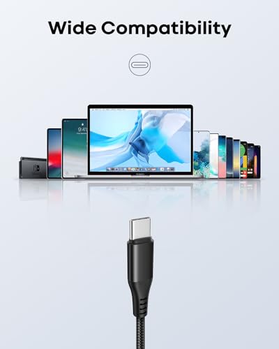 Experience the Ultimate Charging Freedom with Our 20 FT USB C to USB C Cable – Fast 60 W Power Delivery for Galaxy, Mac Book, i Pad Pro, and More – Durable Nylon Braided Design for Maximum Longevity and Enhanced Compatibility – Perfect for Gaming, Streaming, and Multi-Device Use – Effortless Connectivity Anywhere, Anytime!