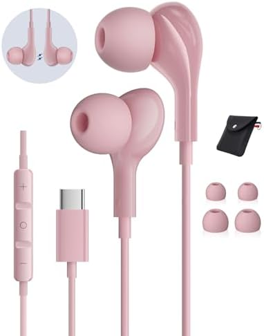 Discover Premium Hi-Fi Sound with AILZPXX USB C Wired Earbuds – Engineered for Samsung Galaxy S24, S23 Ultra, S25, S22 & i Phone 15 Pro Max – Tangle-Free Magnetic Storage & Superior Comfort – Ideal for Audiophiles, Gamers, and Mobile Users Demanding Exceptional Audio Quality – Integrated Microphone for Seamless Calls and Gaming Experiences – Elevate Your Listening Journey Today!