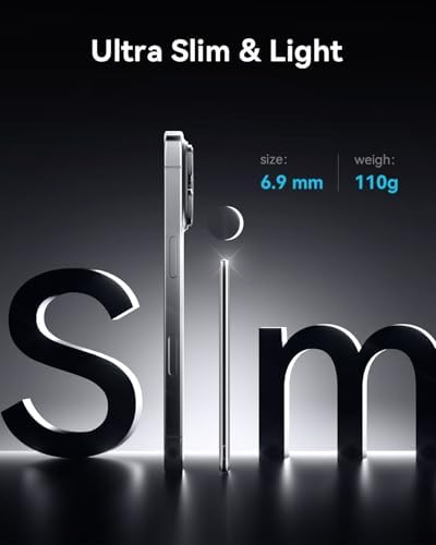 Ultra-Slim Kuulaa 10000 m Ah Mag Safe Power Bank – Fast Wireless Charger for i Phone 16/15/14/13/12 Series – Effortless Magnetic Alignment for On-the-Go Charging – High-Capacity Portable Battery Pack with LED Status Indicator