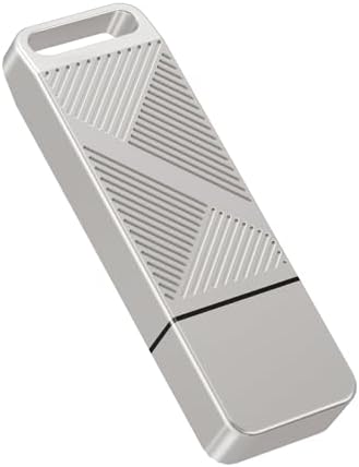 EASTBULL 256 GB High-Speed USB 3.0 Flash Drive with USB C Adapter & Keychain – Sleek Metal Design for Ultimate Portability, Fast Data Transfers, and Enhanced Compatibility for All Devices