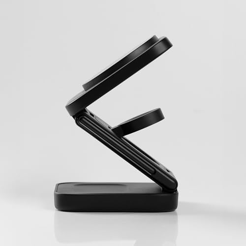 AT&T Professional Series 3-in-1 Magnetic Folding Charging Station – Ultimate Portable USB-C Power Hub for Multiple Device Compatibility, Enhanced Speed, and Safety Features for On-the-Go Professionals