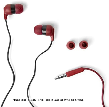 Experience Unmatched Audio Clarity with Skullcandy Ink’d+ Wired Earbuds – Noise-Isolating, Custom Fit Earphones with Built-In Microphone for Hands-Free Calls – Perfect for Travel and Daily Use – Universal 3.5 mm Compatibility – Lightweight Design for On-the-Go Comfort – Elevate Your Listening Experience in Sleek Black