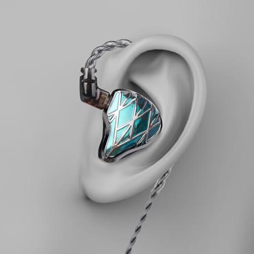 FAAEAL Elite Voice Gaming Earbuds – Superior High-Fidelity In-Ear Headphones with Customizable Detachable QDC 2-Pin Cable, Durable Powder Metallurgy Faceplate for Longevity, Designed for Optimal Comfort with Integrated Mic for Seamless Communication, Perfect for Gamers and Audiophiles, Versatile Compatibility Across Devices, Exceptional 8 N Mono-Crystalline Copper Silver-Plated Cable for Immersive Audio Experience