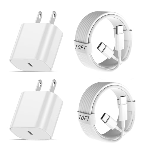 Ultra-Fast Dual USB-C Wall Charger for i Phone 15 – 40 W Power Delivery Adapter, Compact and Foldable Design for On-the-Go Charging, Ideal for i Phone 15/14/13 Pro, i Pad, and More – Maximum Efficiency with Enhanced Safety Features