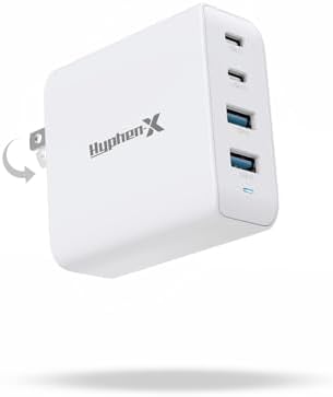 Ultimate 100 W Ga N USB-C Charger with 4 Ports – Fast Charging Block for Mac Book Pro/Air, i Phone 15/14/13/Pro Max, Samsung Galaxy – Compact & Foldable Design for On-the-Go Power Solutions