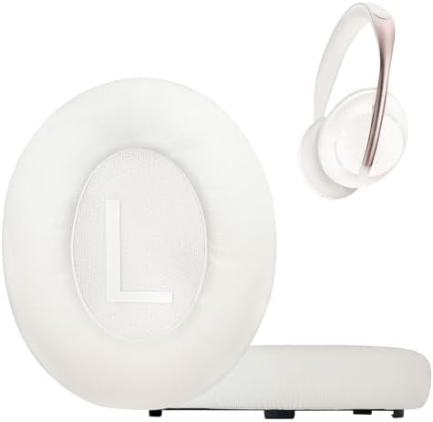 Upgrade Your Bose 700 Wireless Headphones with Luxurious Replacement Ear Cushions – Premium Soft Protein Leather & High-Density Noise Cancelling Foam for Superior Comfort and Sound Isolation – Seamless NC700 Compatibility in Sleek Black