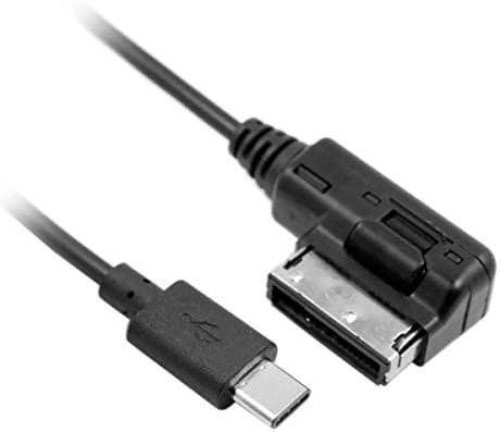 JSER Media AMI MDI USB-C 3.1 Type-C Car Adapter Cable for VW & Audi (2014 Models) – Superior Charging & Data Transfer for A4, A6, Q5, Q7 – Effortless Connectivity & Enhanced Durability