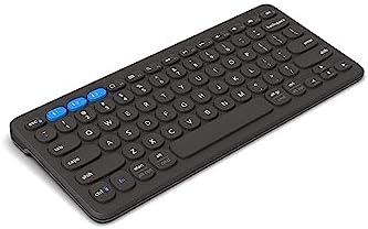 Transform Your Typing Experience with the ZAGG Pro Keyboard 12 – Compact Wireless Charging Multi-Device Keyboard for Windows, mac OS, Android & More – Ergonomically Designed for Comfort & Productivity – Effortless Device Switching for Modern Multitaskers