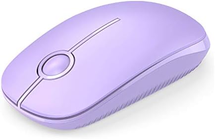 Sleek Vssoplor Wireless Mouse – Ultra-Slim Silent Optical Companion for Laptops & PCs | 2.4 GHz Nano Receiver, Perfect for Quiet Workspaces & Travel | Enhanced Compatibility for Windows, Mac & Linux