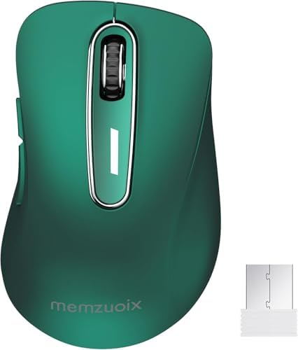 Upgrade Your Workflow with the Memzuoix 2.4 G Wireless Mouse – Ergonomic and Portable 1400 DPI USB Mouse for Laptop, PC & Desktop | 5 Customizable Buttons for Ultimate Control | Ideal for Professionals and Casual Users Alike