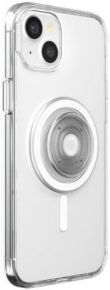 Transparent Mag Safe-Compatible Phone Grip Case for i Phone 15 Pro Max – Superior Drop Protection and Effortless Wireless Charging – Elevate Your Style with Enhanced Handling and Sleek Design