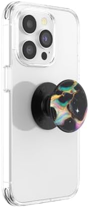 Vibrant Mag Safe Rainbow Glass Pop Socket Grip & Stand – Secure Hands-Free Kickstand for Effortless Wireless Charging and Enhanced Smartphone Functionality