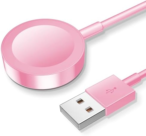 Magnetic Fast Charging Cable for Apple Watch – Portable 1.6 FT Wireless Charger Compatible with All i Watch Series Ultra/10/9/8/7/6/SE/SE2/5/4/3 – Quick Connection & Enhanced Durability for Effortless Charging