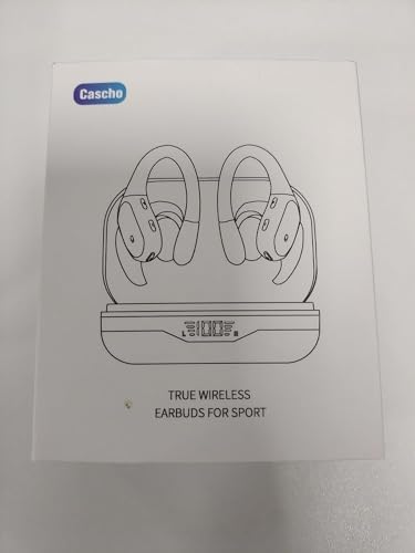 Unleash the Power of Sound with CASCHO Bluetooth 5.3 Wireless Earbuds – 60-Hour Playtime, Deep Bass Immersion, and IPX7 Waterproof Sports Design for Ultimate Active Lifestyle Compatibility with Android & i OS Devices