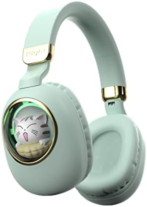 Enchanting Pink Cat Ear Bluetooth Headphones for Kids – Fun Noise-Cancelling Over-Ear Design with LED Lights, Ultimate Comfort for School, Travel, and Everyday Adventures – Elevate Young Music Experiences with Superior Sound Quality and Playful Style