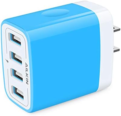 AILKIN 4.8 A Multi-Port USB Wall Charger – Ultimate Fast Charging Station for i Phone 15/14/SE/13/12/11 Pro Max & Samsung S23/S22 – Compact Power Hub with Built-in Safety Features for Home, Office & Travel