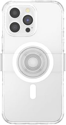 Pop Sockets i Phone 14 Pro Case with Integrated Slidable Grip & Kickstand – Pink Opalescent – Ultimate Wireless Charging Compatibility, 10 ft Drop Protection, and Easy Mag Safe Integration for Enhanced Mobile Experience