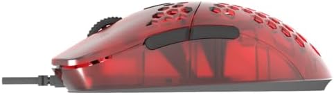 Gwolves Hati HTS Ultralight Honeycomb Wired Gaming Mouse – 48 g Precision with 16,000 DPI Sensor, Low Latency, Anti-Interference, 6 Customizable Buttons, On-Board Memory for PC/Mac/Laptop – Stardust Golden Small Edition for Maximum Speed and Comfort