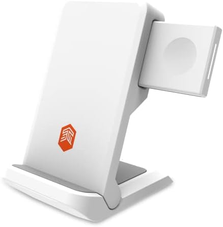 Effortlessly Charge All Your Devices with the STM Charge Tree Swing 3-in-1 Qi-Certified Wireless Charging Station – Fast 15 W Multi-Device Power Hub for i Phone, Samsung, Android, Air Pods & Apple Watch – Sleek Black Design Perfect for Home or Office Use – Streamline Your Charging Routine and Eliminate Clutter while Enjoying Safe, Reliable Power for All Your Essentials.