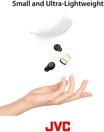 JVC Gumy Mini True Wireless Earbuds – Ultra-Light Bluetooth Headphones with Neodymium Drivers, 23-Hour Battery for Uninterrupted Music, IPX4 Water-Resistant Design Perfect for Active Lifestyles, Effortless Device Pairing for On-the-Go Listening