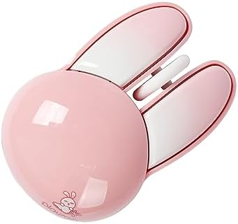 Adorable Pink Wireless Bunny Mouse – Lightweight, Silent Optical Mouse for PC, Laptop & Mac – Perfect Gift for Kids & Kawaii Lovers – Stylish & Portable USB Cordless Mice for Effortless Navigation