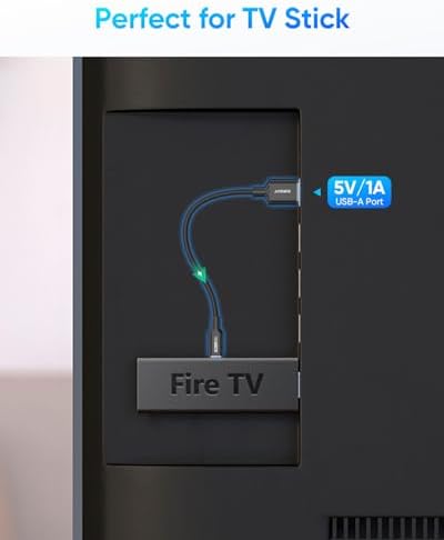 SUNGUY Micro USB Cable 1.5FT, [10-Pack] Short Braided USB 2.0 Micro Android Charger Fast Charging & Data Sync Cord Compatible with Samsung Galaxy S6 S7 Edge Note 5, Tab 4, PS4, Kindle and More – Enhanced Compatibility and Speed