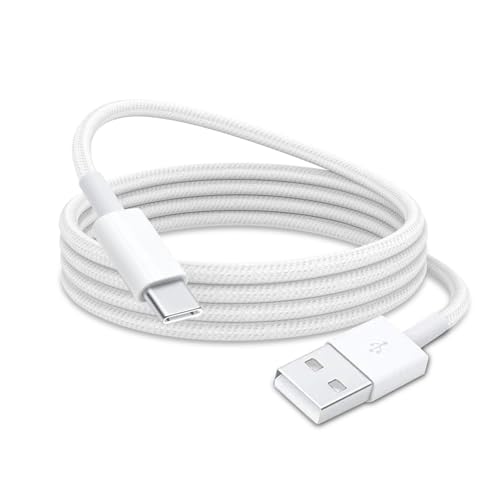 Supercharge Your Drive with 10 FT USB A to C Car Play Charging Cables – 2 Pack for Seamless i Phone 15/16 and i Pad Compatibility, Fast Data Transfer & Durable Design for Uninterrupted Connectivity