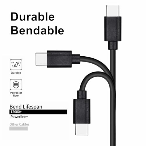 Weishan 20-Pack USB C Fast Charging Cables – Premium 48 W PD Power Delivery Cords, 3.3 ft Length for Enhanced Device Compatibility and Speed, Ideal for i Phone, i Pad, Laptops, and More – Durable Multipack for Home, Office, and Travel Charging Solutions