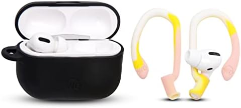 Patented WC Hook Z – Upgraded Over-Ear Hooks for Air Pods Pro 1, 2 & Air Pods 1, 2, 3 | Secure Fit Earbud Accessories with Unique Left & Right Design | Two Size Pairs Included | Winter White | Premium Quality by Wicked Cushions for Maximum Comfort and Stability