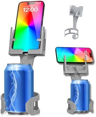 Smartphone Mounts for Cars or Trucks Made in USA by Cell Phone Seat, Universal Fit Including iPhone, Samsung, Android Cellphones, Wolf Gray Color, Hands-Free Compliant Cradle – Enhanced Compatibility and Speed