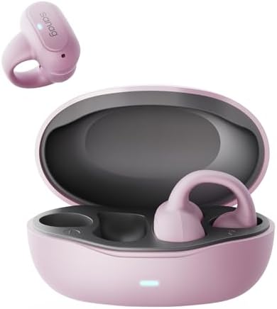 Sanag Bluetooth 5.3 Wireless Earbuds with MIC – Open-Ear Comfort for Seamless Listening and Clear Calls, Enhanced Battery Life & Durable Charging Case for Ultimate Convenience