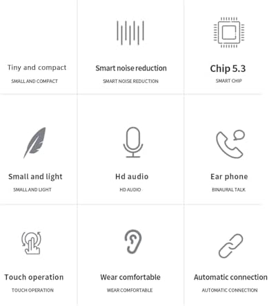 Transform Your Audio Experience with Next-Gen Invisible Bluetooth 5.3 Sleep Headphones – Ultra-Light Wireless Earbuds Tailored for Side Sleepers, Equipped with Intuitive Touch Controls for Effortless Sound Management, Perfect for Comfort During Sleep, Workouts, or Commutes (White) – Embrace the Future of Comfortable Listening with Durable Mini In-Ear Design