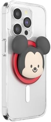 Disney Mickey Waffle Mag Safe Pop Grip – Stylish Magnetic Phone Stand with Swappable Design, Effortless Wireless Charging, Enhance Your Smartphone Experience with Fun & Functionality