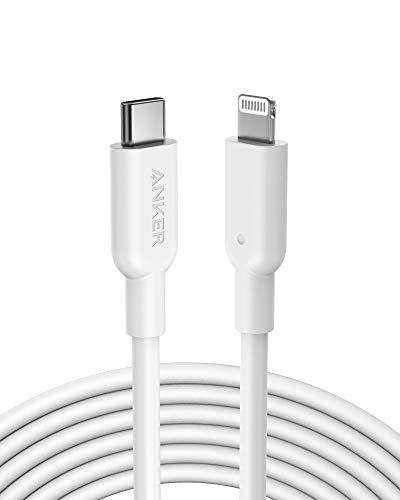 Anker 6 ft USB C to Lightning Cable – MFi Certified Fast Charging Cable for i Phone 13 Pro, 12 Pro Max & Air Pods Pro – Durable Design with Power Delivery Support – Tangle-Free Connectivity for Effortless Use