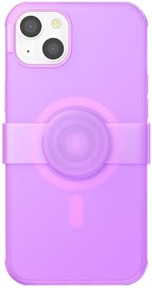 Pop Sockets i Phone 14 Pro Case with Integrated Slidable Grip & Kickstand – Pink Opalescent – Ultimate Wireless Charging Compatibility, 10 ft Drop Protection, and Easy Mag Safe Integration for Enhanced Mobile Experience