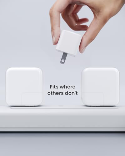 Compact 30 W USB-C Fast Charger Block with Ga N II Technology – Universal Mini Wall Adapter for Quick Power Delivery to All USB-C Devices (Cable Not Included) – Ideal for Travel and Everyday Use