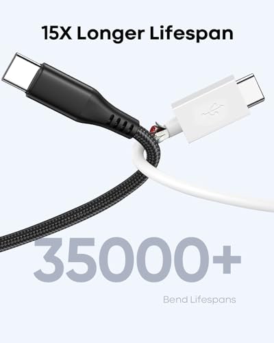 Experience the Ultimate Charging Freedom with Our 20 FT USB C to USB C Cable – Fast 60 W Power Delivery for Galaxy, Mac Book, i Pad Pro, and More – Durable Nylon Braided Design for Maximum Longevity and Enhanced Compatibility – Perfect for Gaming, Streaming, and Multi-Device Use – Effortless Connectivity Anywhere, Anytime!