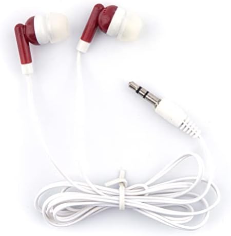 Bulk Pack of 50 Individually Wrapped Earbuds – Premium Classroom Headphones for Schools, Libraries, and Hospitals – Enhanced Compatibility, Lightweight Design, and High-Quality Sound for Focused Listening