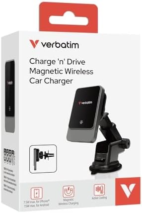 Revolutionize Your Road Trips with the Verbatim Qi2 Magnetic Wireless Car Charger – Effortless Charging, Dynamic RGB Illumination, and Universal Device Compatibility for a Seamless Drive Experience
