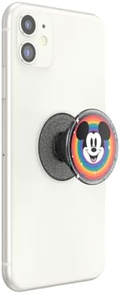 Disney Classic Mouse Pop Sockets Phone Grip with Versatile Kickstand – Ultimate Anti-Drop Phone Holder for One-Handed Use and Easy Style Switchability – Compatible with i Phone, Samsung, and Most Cases – Ideal for Wireless Charging and Everyday Convenience