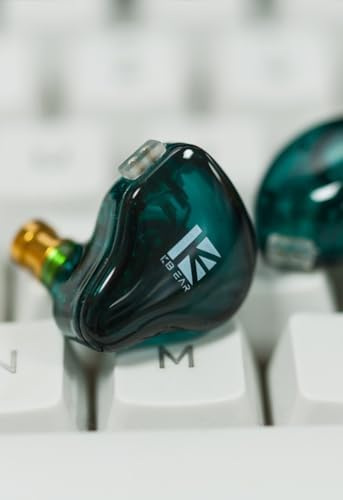 Transform Your Sound Journey with keephifi KBEAR Flash Hi-Fi Earphones – Premium Dual Driver Hybrid In-Ear Monitors in Stunning CNC Aluminum Alloy, Featuring Detachable 2 PIN-C Cable for Customization and Ergonomic Comfort for Extended Listening Sessions (Purple, Without Mic)