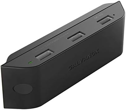 Efficient USB Multi-Port Desktop Power Station with Quick Charge 3.0 – Versatile 3-Port Hub for Rapid Charging of LG & Samsung Devices – 36 W Under-Desk Charging Solution for Enhanced Workspace Organization and Productivity