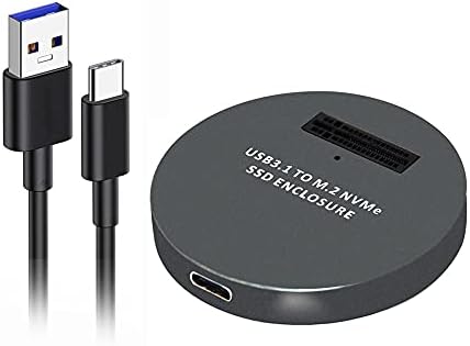 xiwai USB 3.1 USB-C to NVMe M-Key M.2 SSD External Converter Adapter – Vertical Design for Fast Data Transfers & Universal Compatibility – Ideal for Gamers and Creators
