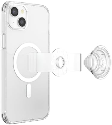 Pop Sockets i Phone 14 Pro Case with Integrated Slidable Grip & Kickstand – Pink Opalescent – Ultimate Wireless Charging Compatibility, 10 ft Drop Protection, and Easy Mag Safe Integration for Enhanced Mobile Experience
