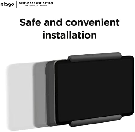 Elevate Your Smart Home with the Elago Wall Mount for i Pads – Stylish and Functional Tablet Stand with Scratch-Free Protection, Effortless Installation, and Integrated Cable Management – Compatible with Mini, Air, and Pro Models for Seamless Home Kit Integration and Enhanced Aesthetics