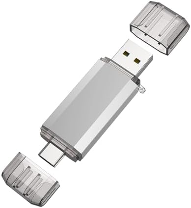 RAOYI 256 GB USB C Flash Drive – Lightning-Fast 130 MB/s Dual OTG Metal Memory Stick for Seamless File Transfers with Keychain – Ideal for Smartphones, PCs, Mac Books, and Tablets (Red) – Ultimate Storage Solution for On-the-Go Professionals