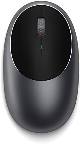 Satechi M1 Wireless Bluetooth Mouse – USB-C Rechargeable, Sleek Compact Design for Mac & Windows, Ultimate Portability for i Phone, i Pad Pro, Mac Book & More – Stylish Silver Finish for Effortless Connectivity and Comfort
